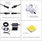 led deck lights kit 12v low voltage waterproof shown in use