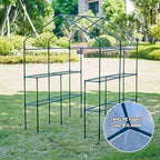 56x55x74 inch greenhouse for outdoors,3 tier 8 shelves, view 9
