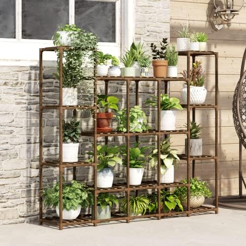 bamworld large plant shelf indoor plant shelf outdoor on a desk or shelf