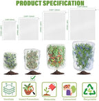 drawstring blueberry netting for bushes - 6 pack showing dimensions