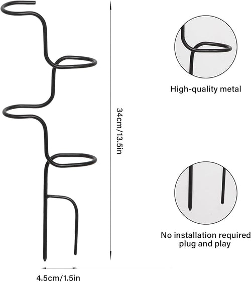 3PCS Indoor Plant Support Stakes - Sturdy Metal Trellis for Garden Flowers & Monstera, Durable & Easy to Use, Perfect for Small to Medium Indoor Plants, Ideal Gift for Plant Lovers!