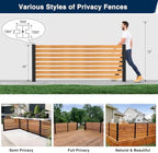45" aluminium privacy fence line post, 4 pack showing dimensions