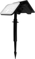 JINXING Solar Motion Sensor Spotlight for Outdoor Pathways, 33 LED 6500K Solar Landscape Light with Dusk-to-Dawn, 3 Modes, IP65 Waterproof, Wall or Ground Mount for Porch, Garden & Fence, 1 Pack