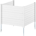 s afstar 3 panels outdoor privacy fence, 48”, main product view