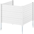 s afstar 3 panels outdoor privacy fence, 48”, main product view