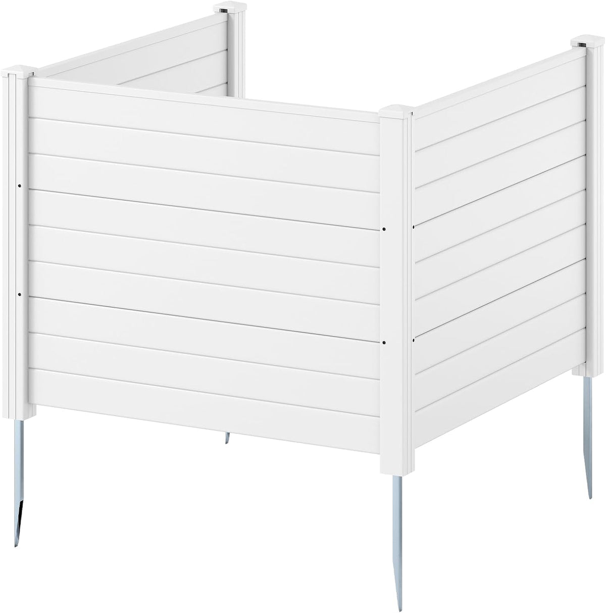 s afstar 3 panels outdoor privacy fence, 48”, main product view