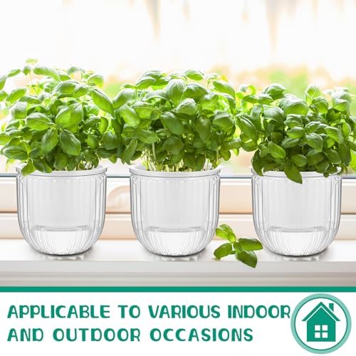 meanplan 4 pcs self watering hanging planter indoor, package contents