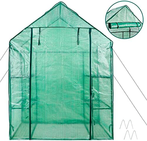 homgarden mini walk-in greenhouse 3 tiers 6 shelves, package contents