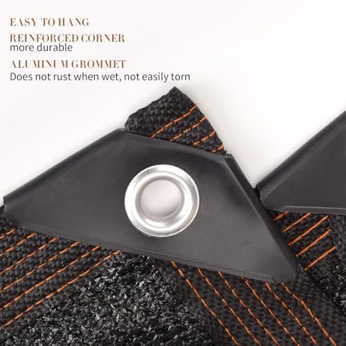 garden shade cloth suitable for plants outdoor vegetables, front angle view
