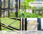 amerlife 14x9.5x9 ft hybrid polycarbonate greenhouse quick-connect assembly on a desk or shelf
