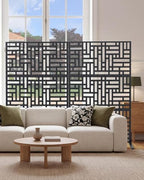 outdoor privacy screen, 48" w x 75" h, close-up detail