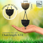 rain chains direct - tulip rain chain, close-up detail
