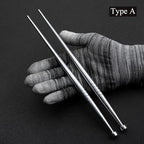 bonsai tools 5-piece alloy steel bonsai tool kit, front angle view