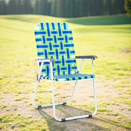 vingli patio lawn webbed folding chairs set of showing dimensions