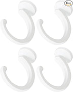 4pcs Ceiling Hooks for Hanging Plants,Hanging Lights Metal Small Hooks,Indoor Outdoor Wall Heavy Duty Plant Hanger Swag Hook