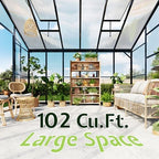 amerlife 12 x 10 x 8-ft hybrid polycarbonate shown in use
