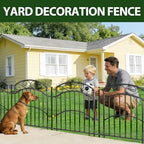 5 panel 32in decorative garden fence, 11ft no on a desk or shelf