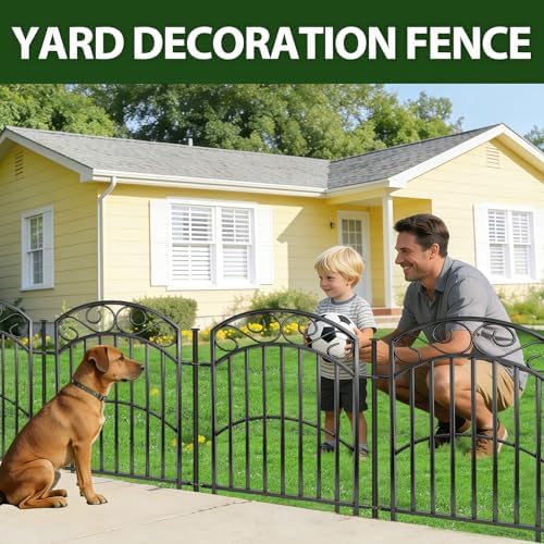 5 panel 32in decorative garden fence, 11ft no on a desk or shelf