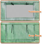 replacement greenhouse cover for walk in greenhouse frame showing dimensions