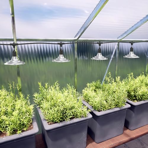 outdoor led grow light, waterproof string plant growing on a desk or shelf