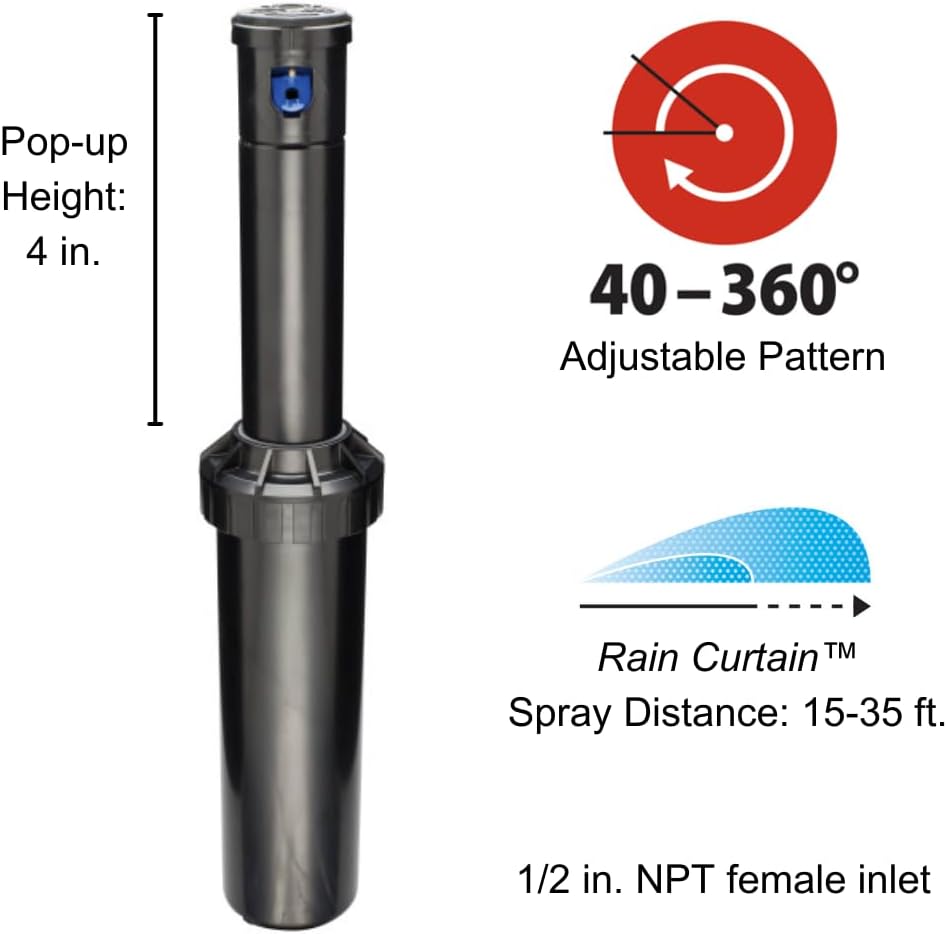 Rain Bird CP350012PK Rain Curtain Professional Rotor, Full Circle, 12-Pack