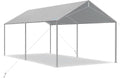 quictent 10x15 ft heavy duty car canopy galvanized, main product view