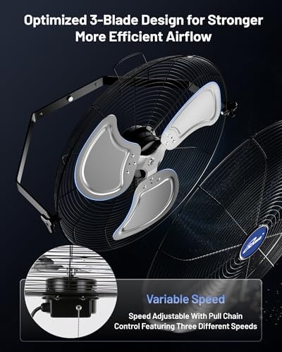 iliving 20" wall mounted/floor stand variable speed indoor/outdoor, package contents