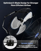 iliving 20" wall mounted/floor stand variable speed indoor/outdoor, package contents