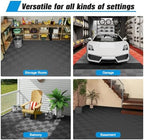 jocoevol 60-pcs interlocking tile, 12" x 12" indoor/outdoor on a desk or shelf