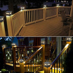 solar post cap lights for 3x3 metal/vinyl &, view 9