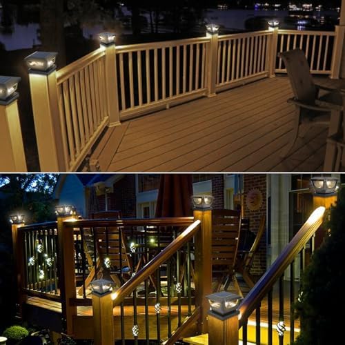 solar post cap lights for 3x3 metal/vinyl &, view 9