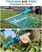 seesii 2-in-1 cordless pole saw 8-inch & 16-inch, package contents