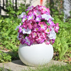 artificial petunias with ground stake set of 2, view 9