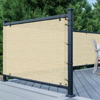 tang 3' x 50' balcony privacy screen fence on a desk or shelf