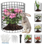 plant protectors from animals wire plant protector cage, front angle view