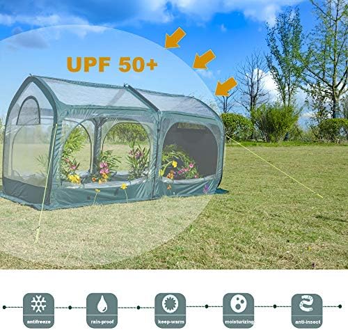 porayhut pop up greenhouse cover flower house mini, package contents