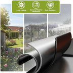 railing planter box 36 inch, heavy duty metal showing dimensions
