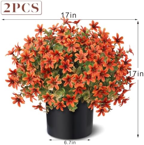 2 set fake fall eucalyptus＆campanula topiary ball tree, package contents