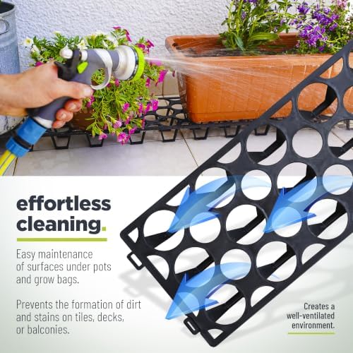 plant stand outdoor – plant riser 7 pack showing dimensions