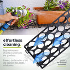 plant stand outdoor – plant riser 7 pack showing dimensions