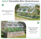 aoodor mini greenhouse for indoor and outdoor plant, close-up detail