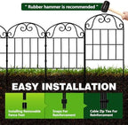 garden fence 24.5 in x 20.58 ft, 19-pack on a desk or shelf