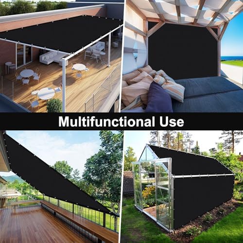 artpuch 90% sun shade cloth, 10 x 16, front angle view