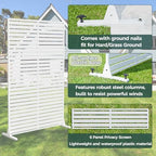 72" privacy screen outdoor privacy fence panel for showing dimensions