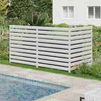 metal air conditioner fence, 42''h x 38''w (3panels), side view