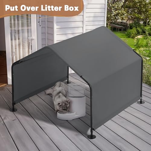 outdoor dog tent shade, 4'x4'x3' dog shelter house on a desk or shelf