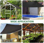 70% shade cloth, 14ftx20ft hdpe mesh tarp with, package contents