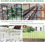 25ft(l) x 13in(h) animal barrier fence,25 panels 1.16in showing dimensions