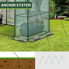 3 tiers 6 shelves walk-in green house, portable on a desk or shelf