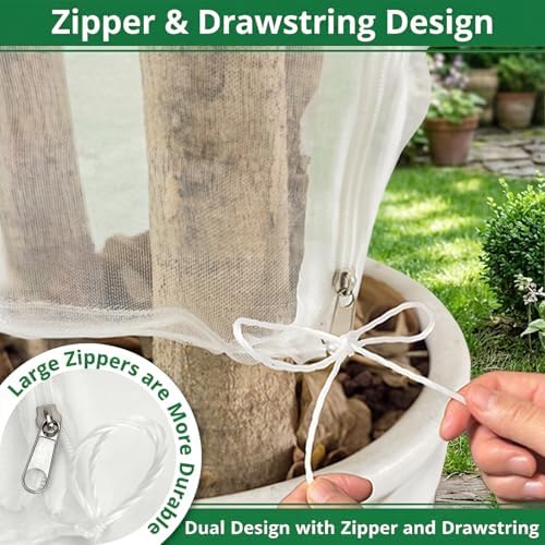 ozmi bird netting for garden, 6 x 6 on a desk or shelf